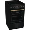 Gorenje GECS5B70CLB Cocina independiente con placa vitrocerámica eléctrica negra