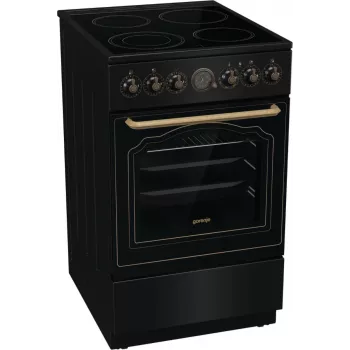 Gorenje GECS5B70CLB Cocina independiente con placa vitrocerámica eléctrica negra