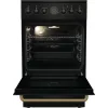 Gorenje GECS5B70CLB Cocina independiente con placa vitrocerámica eléctrica negra
