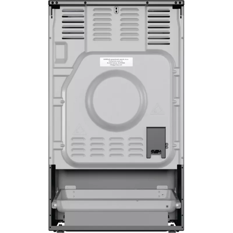 Gorenje GECS5B70CLB Cocina independiente con placa vitrocerámica eléctrica negra