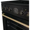 Gorenje GECS5B70CLB Cocina independiente con placa vitrocerámica eléctrica negra