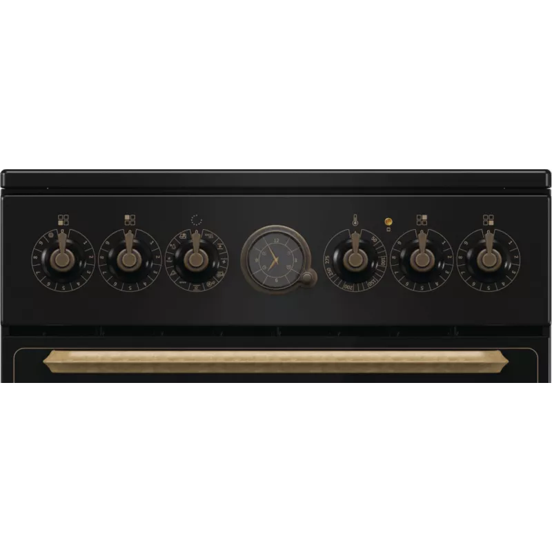 Gorenje GECS5B70CLB Cocina independiente con placa vitrocerámica eléctrica negra
