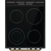 Gorenje GECS5B70CLB Cocina independiente con placa vitrocerámica eléctrica negra