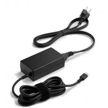 Adaptador de CA HP 65W sin halógenos LC USB-C 90×51×28,5 mm
