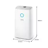 Deshumidificador Philips 3000 series DE3306/11 4 L 51 dB Blanco, gris claro