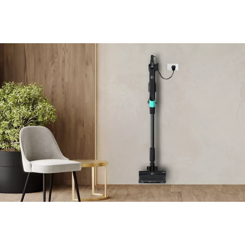 Aspirador 2 en 1 con batería Hoover HF210P 011 en seco EPA sin bolsa 165 W Turquesa
