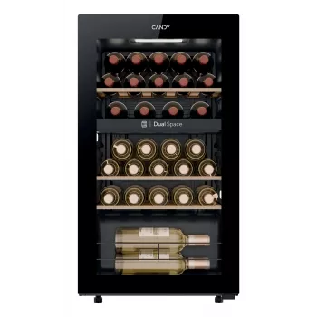 Vinoteca con compresor Candy DiVino CNWQ4G32G2 independiente negra 32 botellas