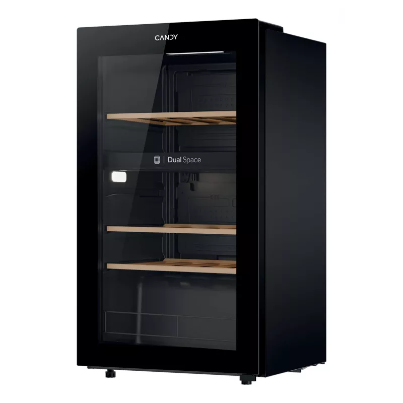 Vinoteca con compresor Candy DiVino CNWQ4G32G2 independiente negra 32 botellas
