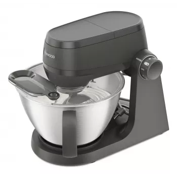 Robot de cocina Kenwood KHC30.070GY — 1000 W, bol de acero inoxidable de 4,3 L, control giratorio, gris