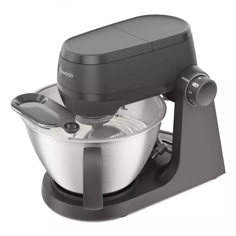 Robot de cocina Kenwood KHC30.070GY — 1000 W, bol de acero inoxidable de 4,3 L, control giratorio, gris