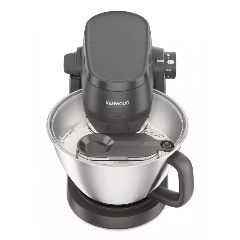 Robot de cocina Kenwood KHC30.070GY — 1000 W, bol de acero inoxidable de 4,3 L, control giratorio, gris