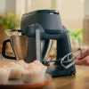 Robot de cocina Kenwood KHC30.070GY — 1000 W, bol de acero inoxidable de 4,3 L, control giratorio, gris