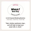 LG WT1210WWF lavasecadora de carga frontal 12 kg / 10 kg, 1400 rpm, Wi-Fi, blanca