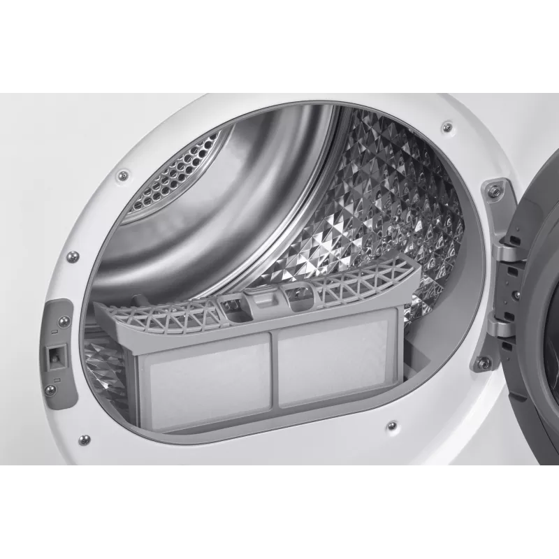 Samsung DV90DG52A0AELE Secadora con bomba de calor Independiente Carga frontal 9 kg Blanco