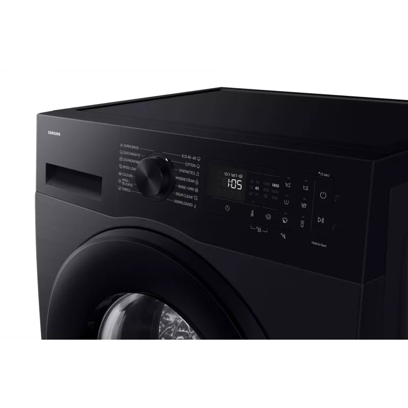 Lavadora Samsung WW90DG5G34ABLE carga frontal 9 kg 1400 rpm Negra