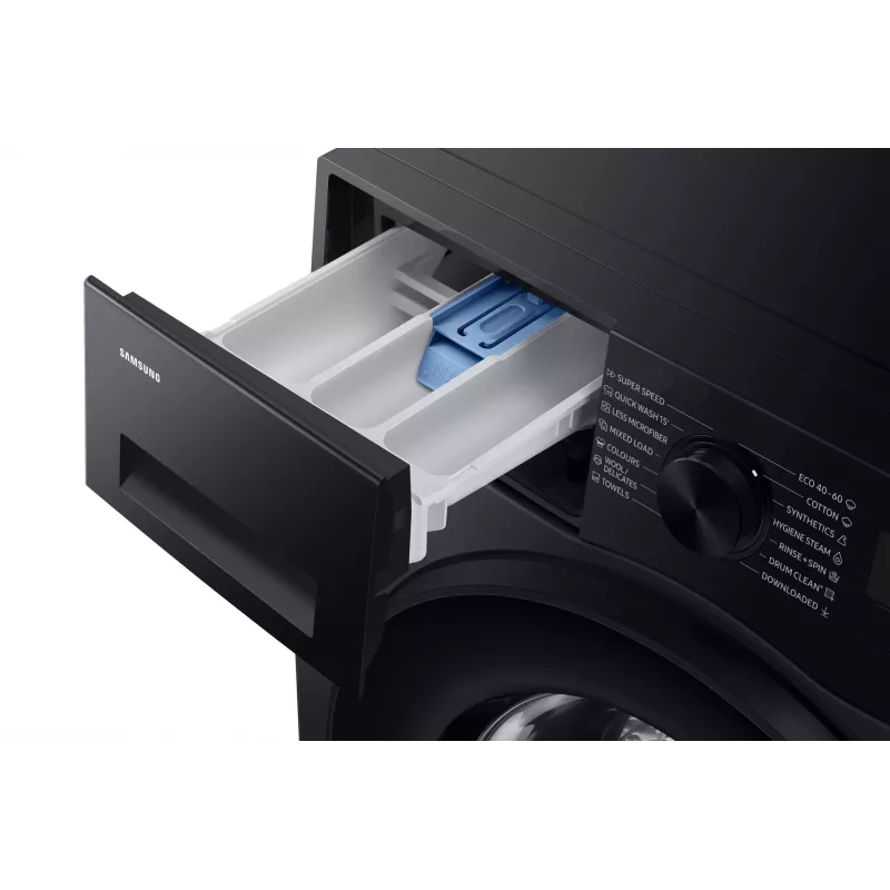 Lavadora Samsung WW90DG5G34ABLE carga frontal 9 kg 1400 rpm Negra