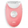 Braun Silk-épil 3 3-176 depiladora con 3 extras, rosé, blanco, 20 pinzas, afeitado, AC, 100 - 240 V, 50 - 60 Hz