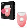 Braun Silk-épil 3 3-176 depiladora con 3 extras, rosé, blanco, 20 pinzas, afeitado, AC, 100 - 240 V, 50 - 60 Hz