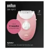 Braun Silk-épil 3 3-176 depiladora con 3 extras, rosé, blanco, 20 pinzas, afeitado, AC, 100 - 240 V, 50 - 60 Hz