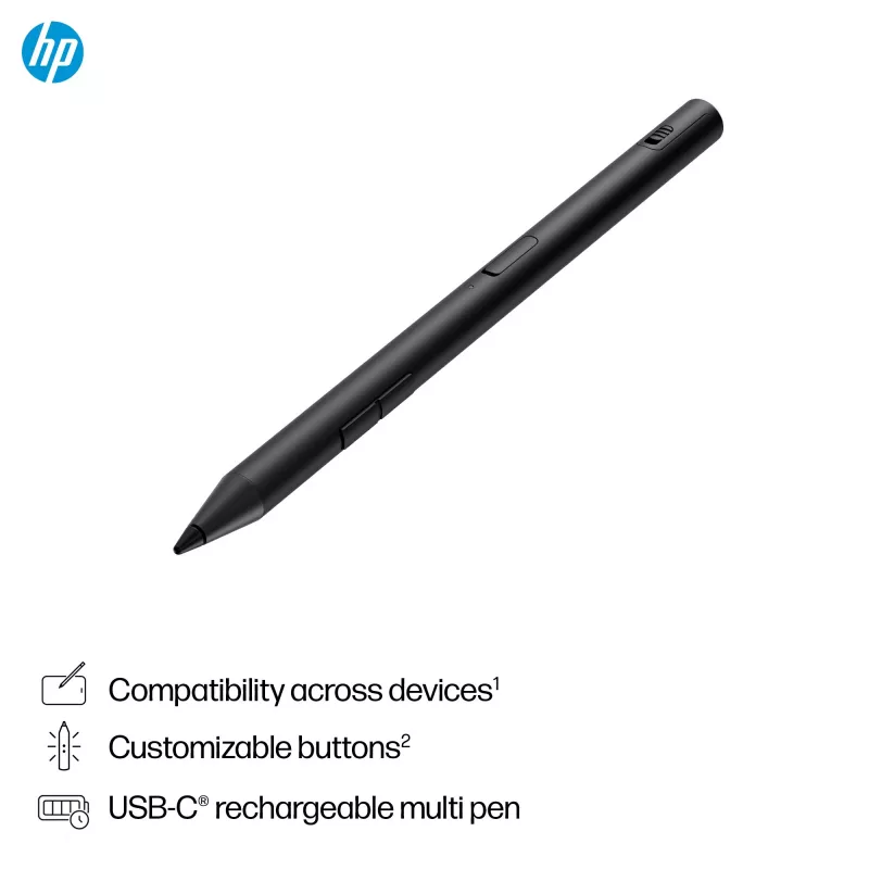 HP 700 lápiz multiuso recargable compatibilidad universal con dispositivos negro