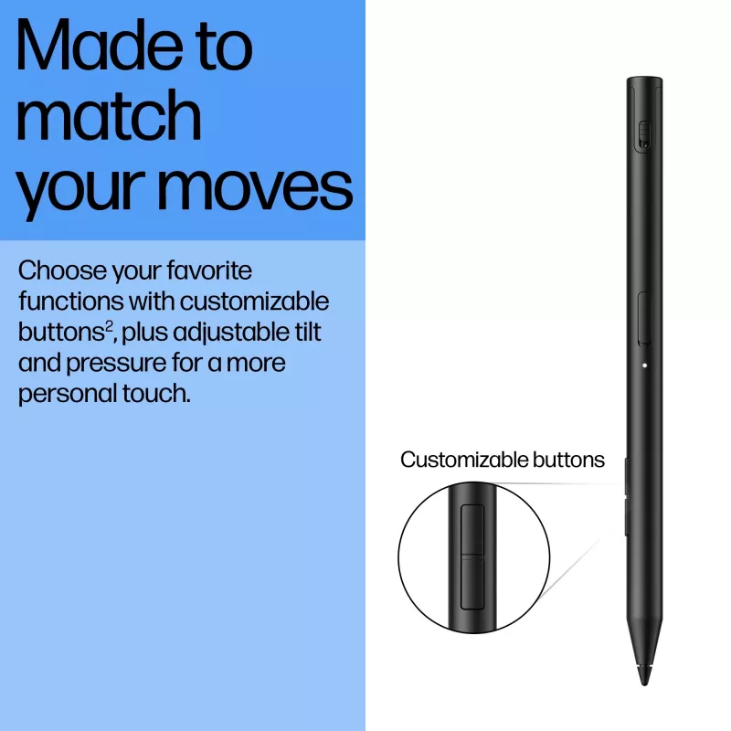 HP 700 lápiz multiuso recargable compatibilidad universal con dispositivos negro