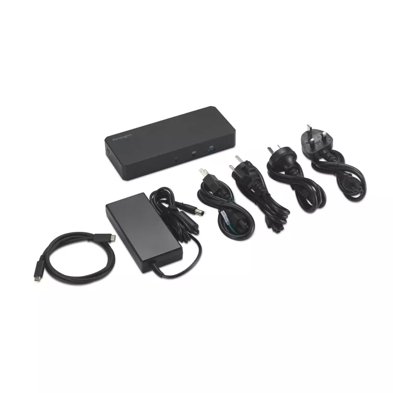 Kensington SD4843P EQ USB-C 10Gbps triple vídeo dock sin controladores