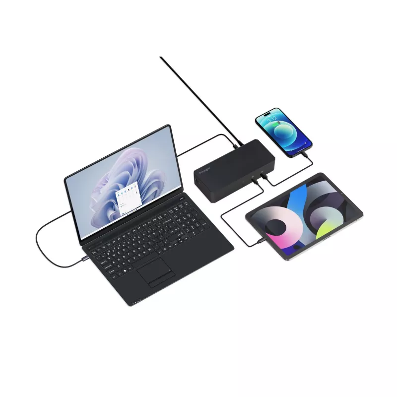 Kensington SD4843P EQ USB-C 10Gbps triple vídeo dock sin controladores