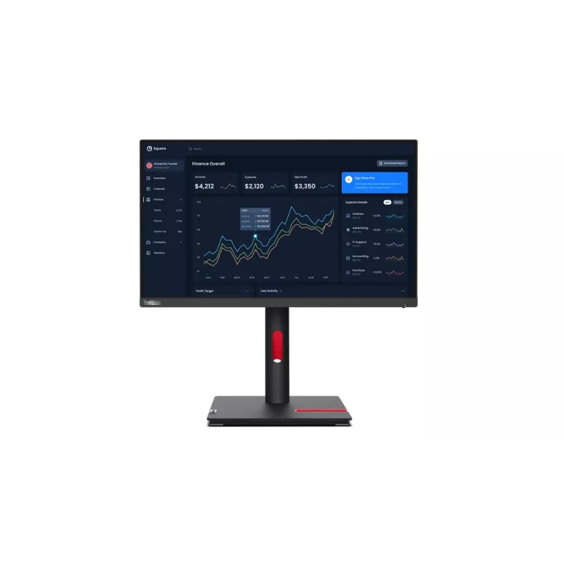 Lenovo ThinkVision T22i-30 monitor 54,6 cm (21,5 pulgadas) 1920 x 1080 píxeles Full HD LED negro