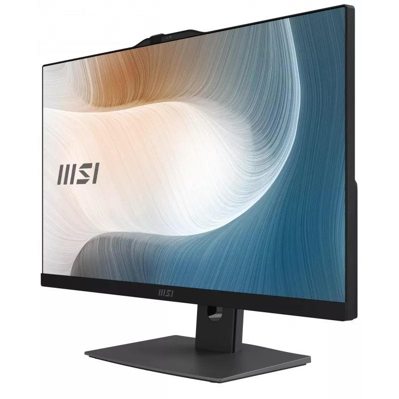 MSI Modern AM242P 1M-1223EU PC todo en uno/estación de trabajo Intel Core 5 120U 60,5 cm (23,8 pulgadas) 1920 x 1080 píxeles 8 GB DDR5-SDRAM 512 GB SSD Windows 11 Pro Wi-Fi 6E (802.11ax) negro