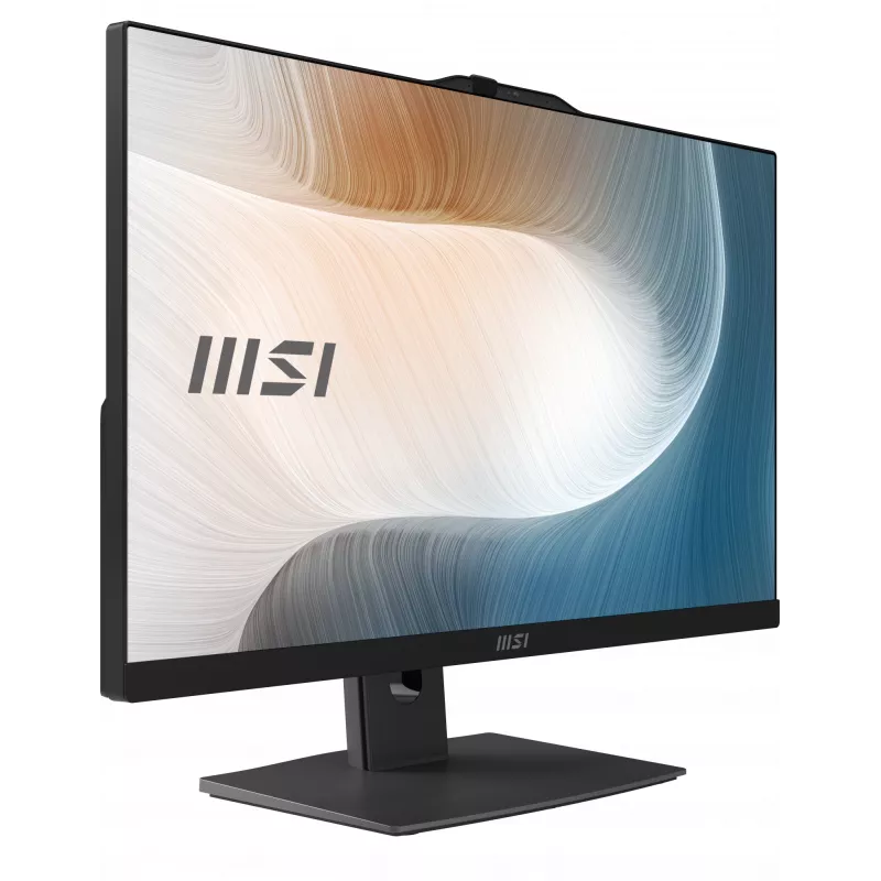 MSI Modern AM242P 1M-1223EU PC todo en uno/estación de trabajo Intel Core 5 120U 60,5 cm (23,8 pulgadas) 1920 x 1080 píxeles 8 GB DDR5-SDRAM 512 GB SSD Windows 11 Pro Wi-Fi 6E (802.11ax) negro