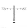 Neomounts NM-D135DSILVER Soporte para monitor 10-27 inch, pinza de mesa/pasacables de mesa, 8 kg, 25,4 cm (10 inch), 68,6 cm (27 inch), 100 x 100 mm, Plata