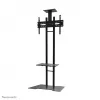Soporte de suelo Neomounts PLASMA-M1700ES para pantallas de 32 inch–70 inch, 50 kg, VESA 200x200–600x400, altura 1475–1635 mm, inclinación 0–15° (negro)