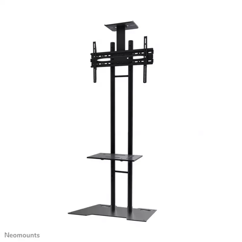 Soporte de suelo Neomounts PLASMA-M1700ES para pantallas de 32 inch–70 inch, 50 kg, VESA 200x200–600x400, altura 1475–1635 mm, inclinación 0–15° (negro)