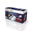 Tefal EasyGliss Plus FV5714 Plancha en seco y de vapor Suela Durilium 2400 W Burdeos, Blanco