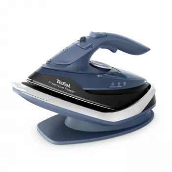 Tefal Freemove Power FV6675E0 Plancha en seco y de vapor Suela cerámica 2600 W Negro, Azul