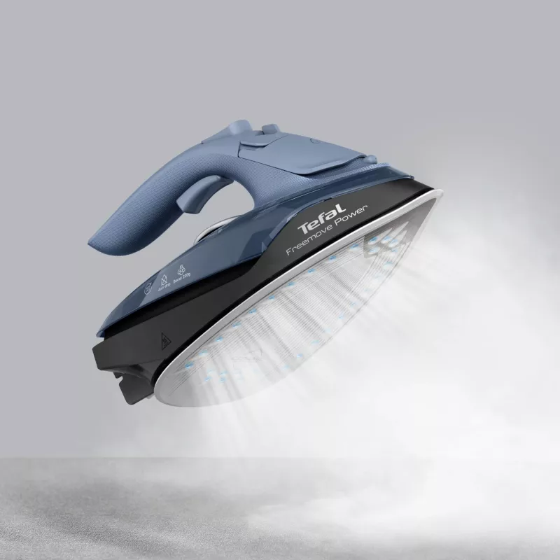 Tefal Freemove Power FV6675E0 plancha de vapor inalámbrica, suela de cerámica, 2600 W, vapor de hasta 40 g/min