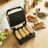 Parrilla de contacto Tefal Inicio Adjust GC272D10 con placas antiadherentes y temperatura ajustable