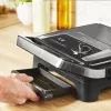 Parrilla de contacto Tefal Inicio Adjust GC272D10 con placas antiadherentes y temperatura ajustable