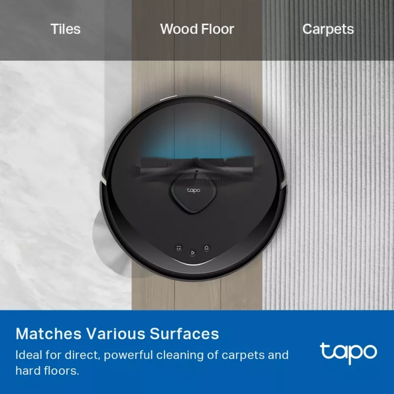 TP-Link Tapo Robot Vacuum Replacement Kit, set de accesorios, robot aspirador, Negro, Blanco, Tapo RV30 Max Plus, Tapo RV30 Max, Tapo RV20 Max Plus, Tapo RV20 Max, caja colgante, 183 mm
