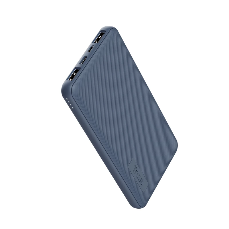 Trust 25028 Batería externa Ion de litio (Li-Ion) 10000 mAh Azul