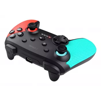 Trust GXT 1246B Muta Negro, Azul, Rojo Bluetooth Mando de juegos Nintendo Switch, Nintendo Switch Lite