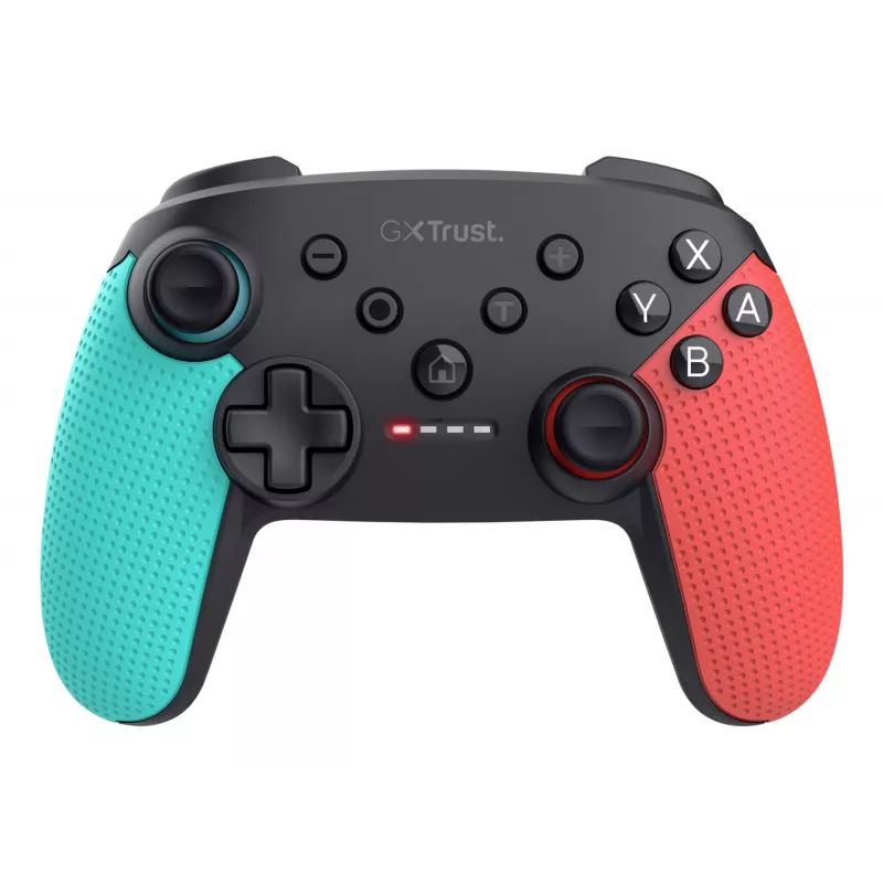 Trust GXT 1246B Muta Negro, Azul, Rojo Bluetooth Mando de juegos Nintendo Switch, Nintendo Switch Lite