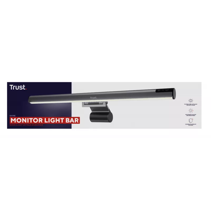 Lámpara de mesa Trust Shyne Bombilla no reemplazable Negro Alimentación por USB 70 mm de altura