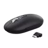 Ratón TRUST Seron Slim Multi — ratón de oficina ambidiestro, óptico 3200 DPI, RF Inalámbrico + Bluetooth, 7 botones, negro