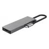 Hub USB Type-C TRUST 26062 — HDMI + USB 3.2 Gen 1 Type-A y Type-C, Gris, 5 conexiones