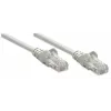 Intellinet Cable de red patch, Cat5e, 20m, Gris, CCA, U/UTP, PVC, RJ45, contactos dorados, protección antipellizcos, protección de conector moldeado, garantía de por vida