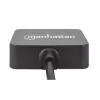 Manhattan 162296 hub USB-A de 4 puertos, 4x USB-A, 5 Gbps (USB 3.2 Gen1 / USB 3.0), alimentado por bus, de sobremesa