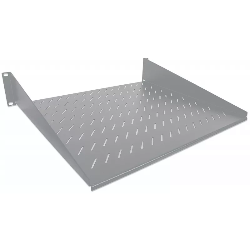 Intellinet Bandeja de brazo en voladizo de 19 inch, 2U, montaje frontal de 2 puntos, 250 mm de profundidad, máx. 25 kg, Gris, garantía de tres años