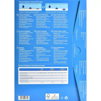 Papel fotográfico Avery Inkjet 2x20 hojas A4 brillo blanco