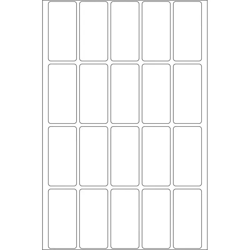 Etiquetas multiusos HERMA 10609 19x40 mm blancas removibles papel 640 uds.